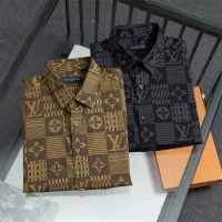 $48.00 USD Louis Vuitton LV Shirts Long Sleeved For Men #1361588