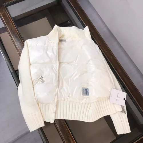 Replica Moncler Down Feather Coat Long Sleeved For Women #1363954 $132.00 USD for Wholesale