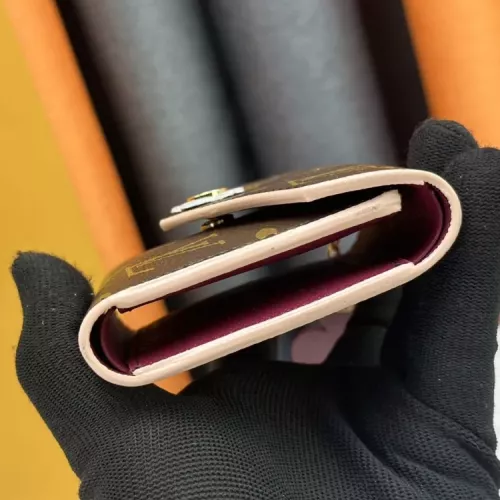 Replica Louis Vuitton LV Wallets In Burgundy #1364196 $32.00 USD for Wholesale