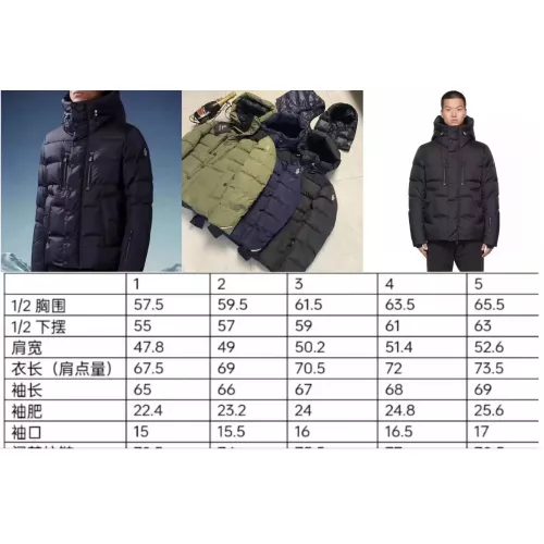 Replica Moncler Down Feather Coat Long Sleeved For Men #1365008 $185.00 USD for Wholesale