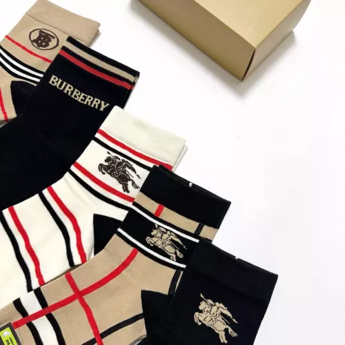 Replica Burberry Socks #1365553 $27.00 USD for Wholesale