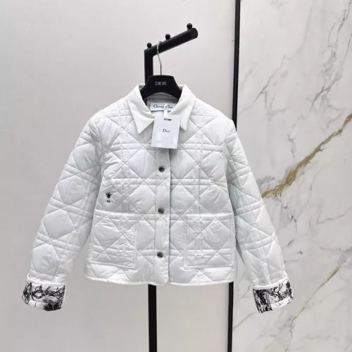 Christian Dior Down Feather Coat Long Sleeved For Women #1366322 $135.00 USD, Wholesale Replica Christian Dior Down Feather Coat