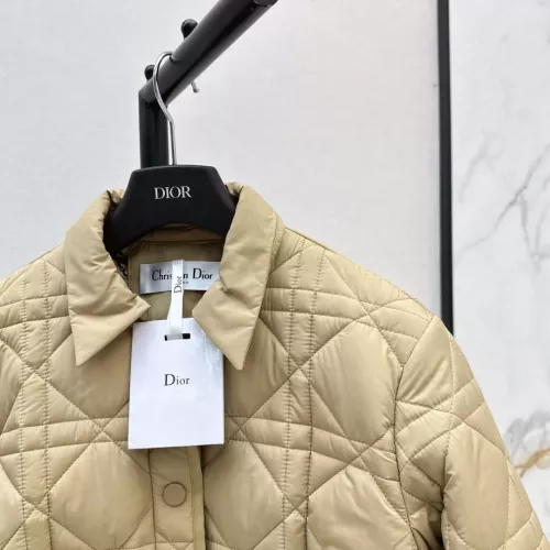 Replica Christian Dior Down Feather Coat Long Sleeved For Women #1366324 $135.00 USD for Wholesale