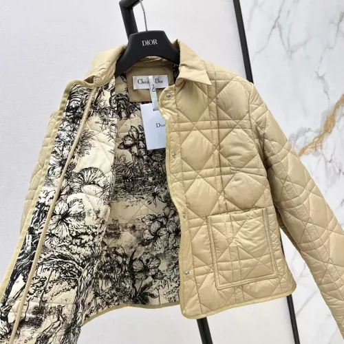 Replica Christian Dior Down Feather Coat Long Sleeved For Women #1366324 $135.00 USD for Wholesale