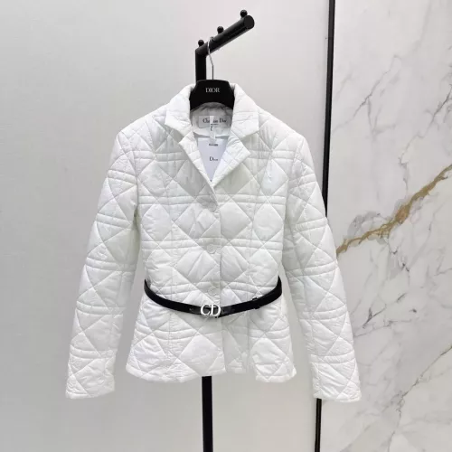 Christian Dior Down Feather Coat Long Sleeved For Women #1366325 $135.00 USD, Wholesale Replica Christian Dior Down Feather Coat