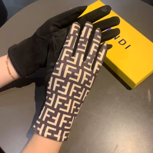 Replica Fendi Gloves #1366444 $32.00 USD for Wholesale