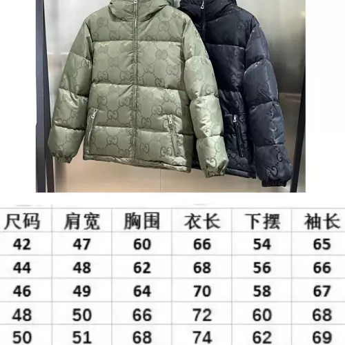 Replica Gucci Down Feather Coat Long Sleeved For Unisex #1366568 $160.00 USD for Wholesale