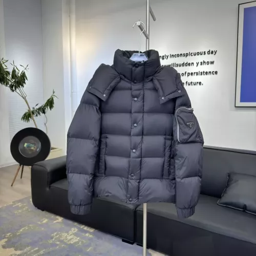 Prada Down Feather Coat Long Sleeved For Unisex #1366582 $225.00 USD, Wholesale Replica Prada Down Feather Coat
