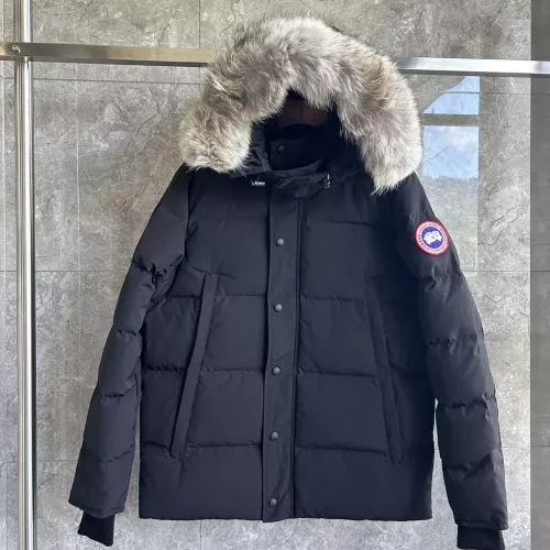 Canada Goose Down Feather Coat Long Sleeved For Men #1366609 $160.00 USD, Wholesale Replica Canada Goose Down Feather Coat