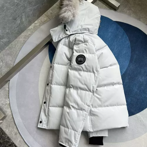Replica Canada Goose Down Feather Coat Long Sleeved For Men #1366612 $160.00 USD for Wholesale