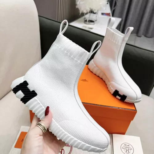 Replica Hermes Boots For Men #1367585 $102.00 USD for Wholesale