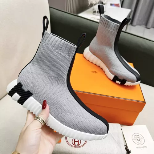Replica Hermes Boots For Men #1367591 $102.00 USD for Wholesale