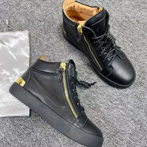 Replica Giuseppe Zanotti High Tops Shoes For Women #1368335 $98.00 USD for Wholesale
