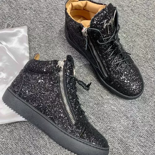 Replica Giuseppe Zanotti High Tops Shoes For Men #1368336 $98.00 USD for Wholesale