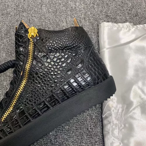 Replica Giuseppe Zanotti High Tops Shoes For Women #1368345 $102.00 USD for Wholesale