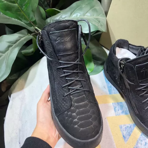 Replica Giuseppe Zanotti High Tops Shoes For Women #1368347 $102.00 USD for Wholesale
