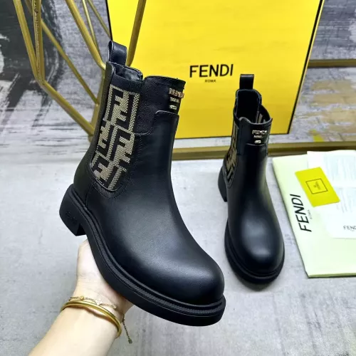 Fendi Fashion Boots For Women #1368505 $105.00 USD, Wholesale Replica Fendi Fashion Boots