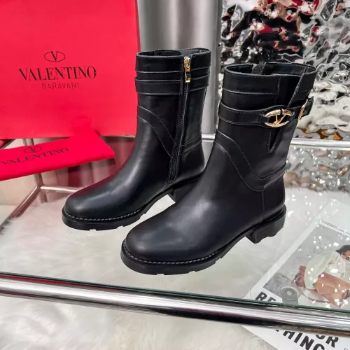 Replica Valentino Boots For Women #1368601 $115.00 USD for Wholesale