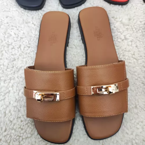 Hermes Slippers For Women #1368664 $85.00 USD, Wholesale Replica Hermes Slippers