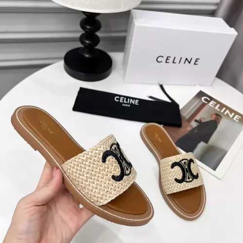Replica Celine Slippers For Women #1368699 $76.00 USD for Wholesale