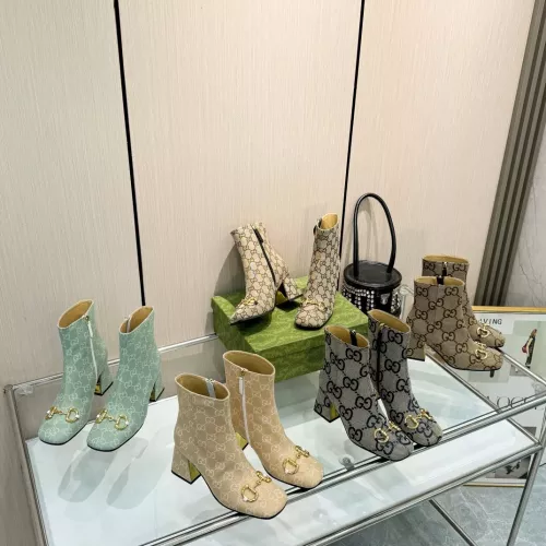 Replica Gucci Boots For Women #1368720 $100.00 USD for Wholesale