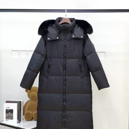 Prada Down Feather Coat Long Sleeved For Women #1371071
