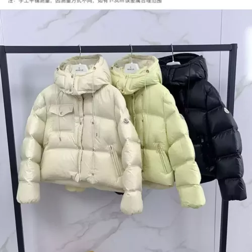 Replica Moncler Down Feather Coat Long Sleeved For Women #1371082 $172.00 USD for Wholesale
