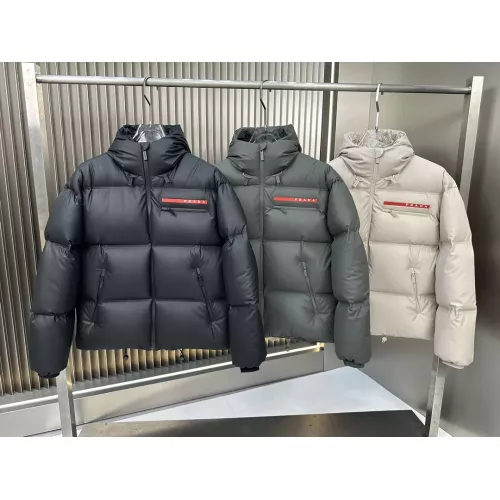 Replica Prada Down Feather Coat Long Sleeved For Men #1371117 $225.00 USD for Wholesale