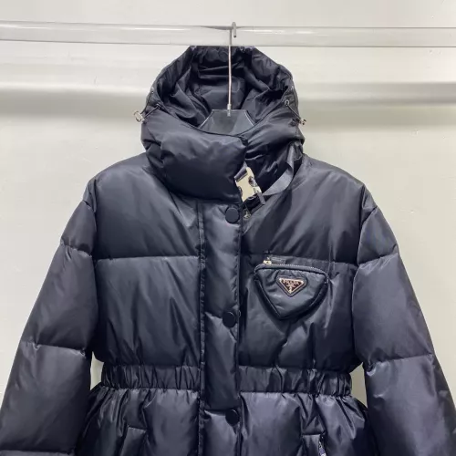 Replica Prada Down Feather Coat Long Sleeved For Women #1371219 $172.00 USD for Wholesale