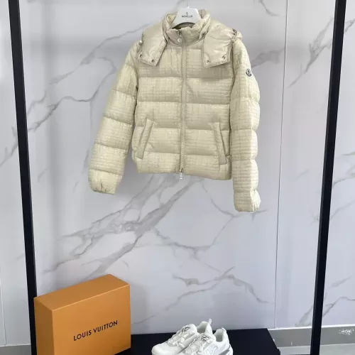 Moncler Down Feather Coat Long Sleeved For Women #1371241 $172.00 USD, Wholesale Replica Moncler Down Feather Coat