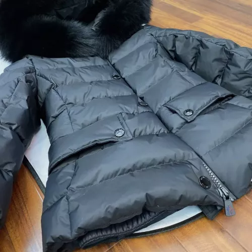 Replica Moncler Down Feather Coat Long Sleeved For Women #1371244 $240.00 USD for Wholesale