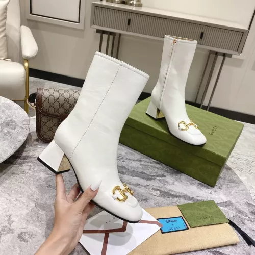 Replica Gucci Boots For Women #1371861 $102.00 USD for Wholesale