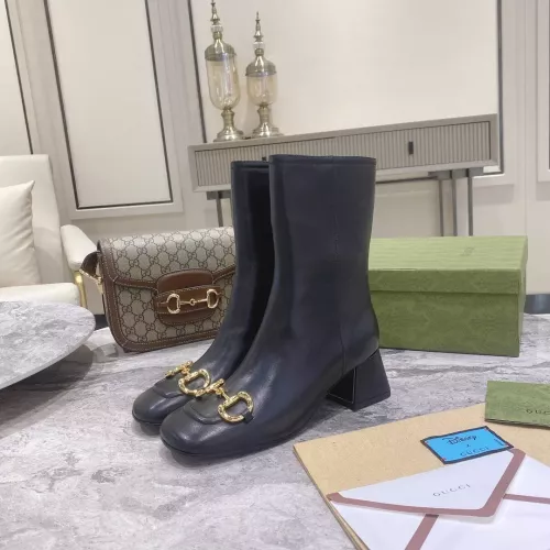 Replica Gucci Boots For Women #1371864 $102.00 USD for Wholesale
