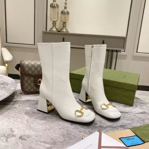 Replica Gucci Boots For Women #1371869 $102.00 USD for Wholesale