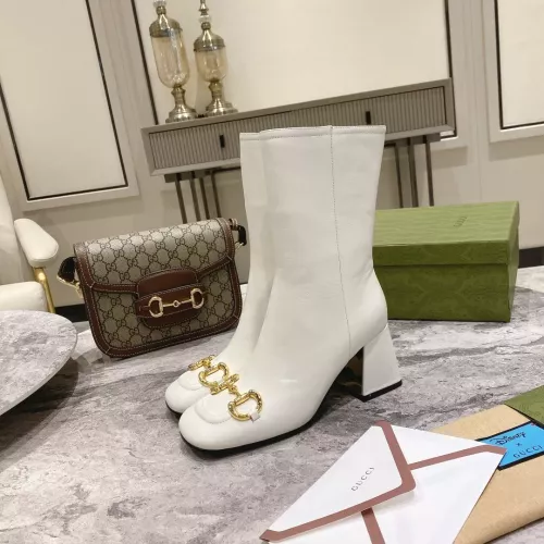 Replica Gucci Boots For Women #1371869 $102.00 USD for Wholesale