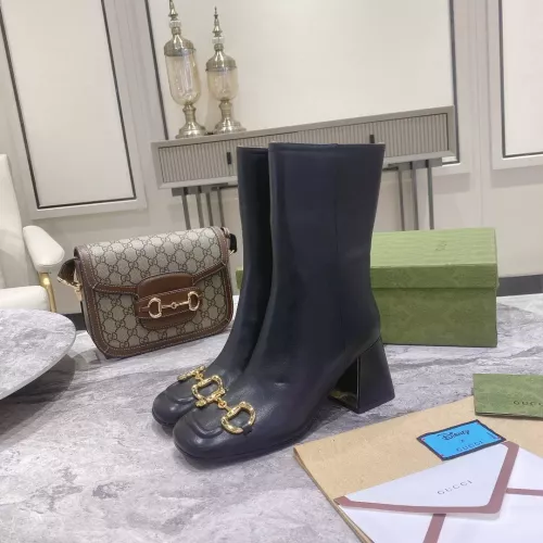 Replica Gucci Boots For Women #1371870 $102.00 USD for Wholesale