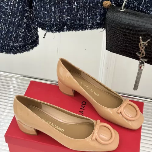 Replica Salvatore Ferragamo High-Heeled Shoes For Women #1371969 $112.00 USD for Wholesale
