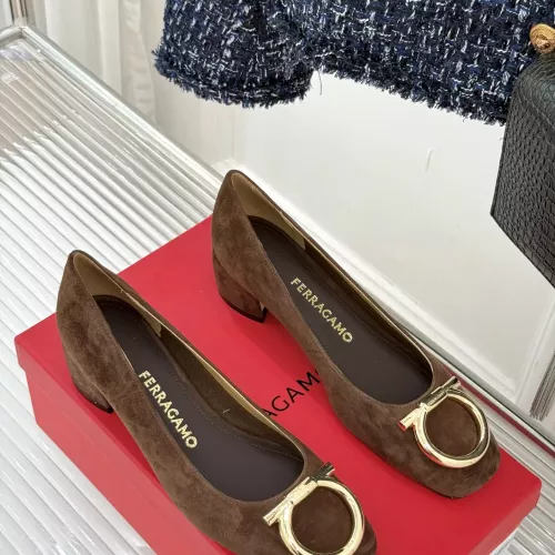 Replica Salvatore Ferragamo High-Heeled Shoes For Women #1371971 $112.00 USD for Wholesale