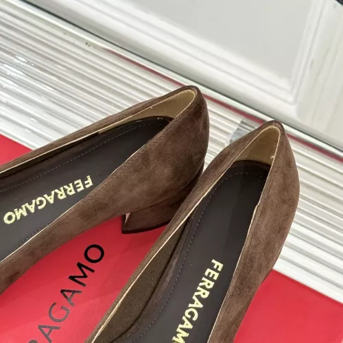 Replica Salvatore Ferragamo High-Heeled Shoes For Women #1371971 $112.00 USD for Wholesale