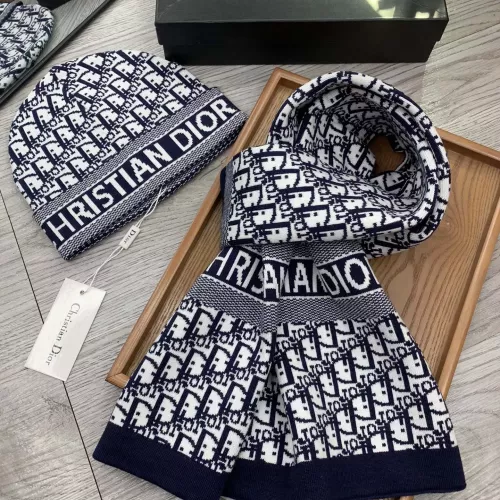 Replica Christian Dior Hat and Scarf Set #1372485 $48.00 USD for Wholesale