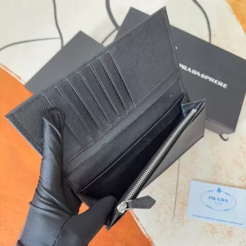 Replica Prada Wallets In Black For Men #1372701 $40.00 USD for Wholesale