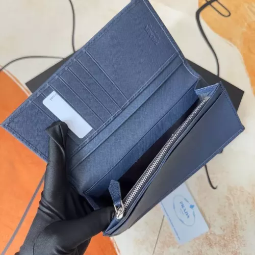 Replica Prada Wallets In Navy For Men #1372708 $40.00 USD for Wholesale