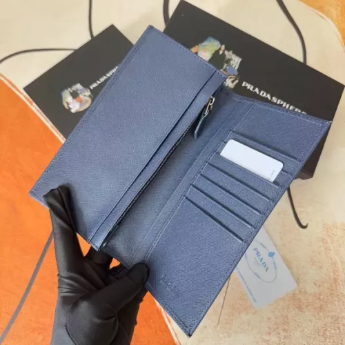 Replica Prada Wallets In Navy For Men #1372710 $40.00 USD for Wholesale