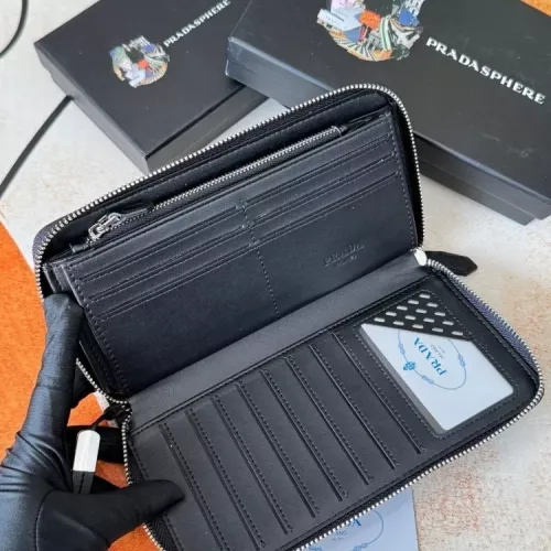Replica Prada Wallets For Men #1372731 $45.00 USD for Wholesale