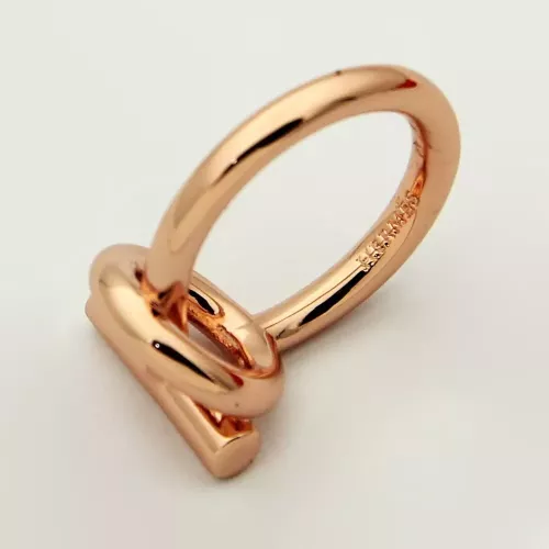 Replica Hermes Rings In Rose Gold For Unisex #1372845 $25.00 USD for Wholesale