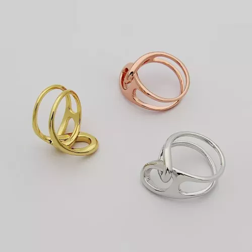 Replica Hermes Rings In Rose Gold For Unisex #1372848 $25.00 USD for Wholesale