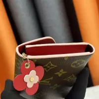 $34.00 USD Louis Vuitton LV Wallets In Red #1364199