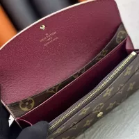 $34.00 USD Louis Vuitton LV Wallets In Burgundy #1364200