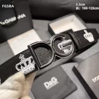 $82.00 USD Dolce & Gabbana D&G AAA Quality Belts For Men #1365325