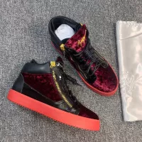 $98.00 USD Giuseppe Zanotti High Tops Shoes For Men #1368338